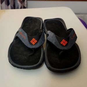 Mens Columbia flip flops